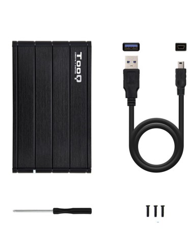 CAJA 2.5" USB 3.1 TOOQ   NEGRA TQE-2530B 9.5mm...