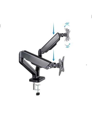 SOPORTE MESA VESA 17-32" 2 MON ITORES TOOQ PN:...