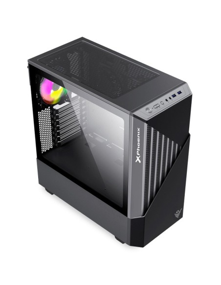 CAJA SEMITORRE ATX PHOENIX     GLACIER BLACK CRISTAL GAMING PN: PHGLACIERB EAN: 8436583234075   