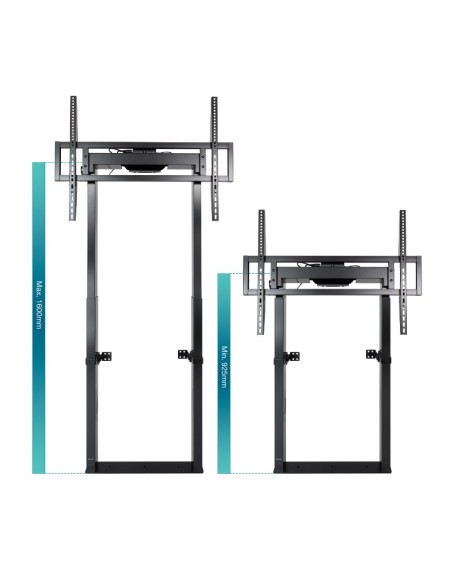 SOPORTE SUELO FIJO VESA 55-100 " TOOQ "TITAN" ELECTRICO PN: FSM01-B EAN: 8433281013681   