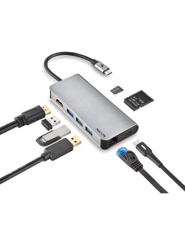 MINI DOCK USB TYPE C NGS       6 EN 1 LECTOR DE...