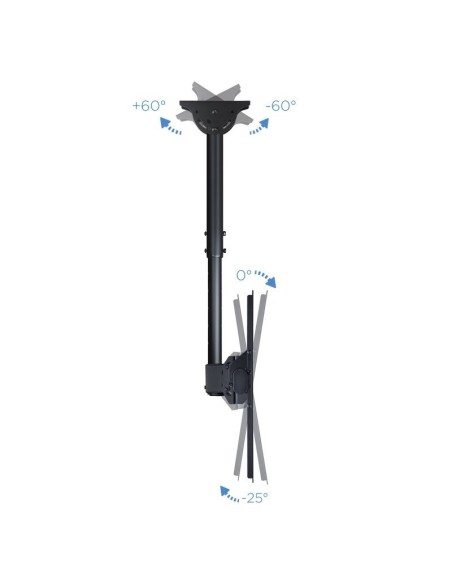 SOPORTE TECHO TV 37-70 TOOQ    GIRA/INCLI/EXTEN NEGRO PN: LPCE1170TSLI-B EAN: 8433281009820   