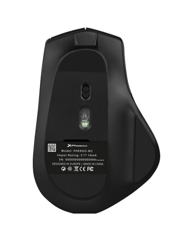 RATON WIRELESS PHOENIX ERGOM2  NEGRO RECARGABLE...