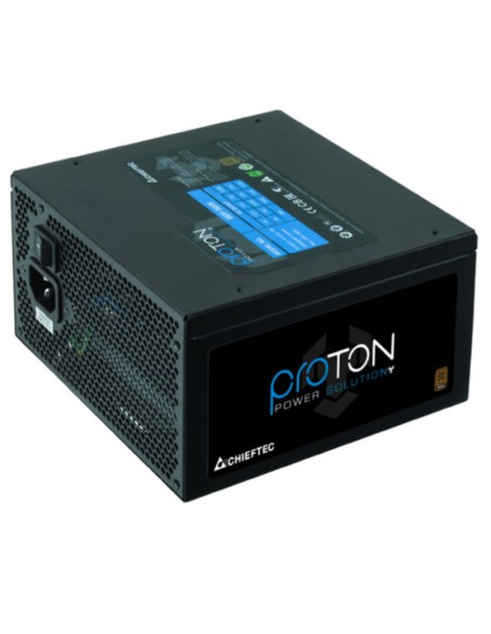 FUENTE  500W/41A CHIEFTEC      PROTON 80 PLUS BRONZE NEGRA PN: BDF-500S EAN: 4710713231269   