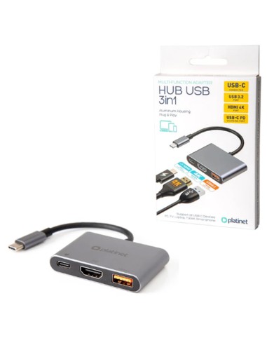 MINI DOCK USB TYPE C OMEGA     TYPE C, HDMI 4K,...