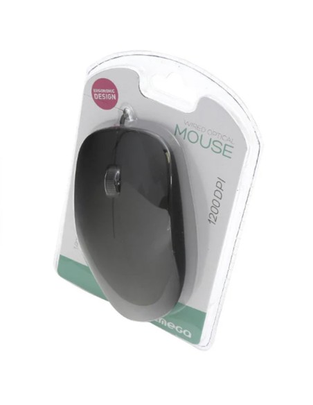 RATON OMEGA OPTICO 1000DPI USB NEGRO PN: OM0420CB EAN: 5907595436151   