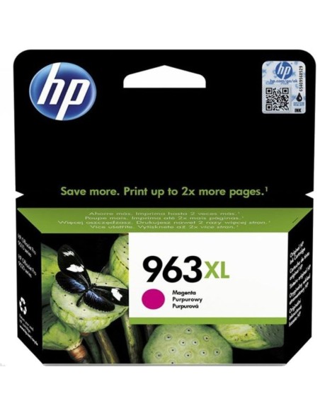 CARTUCHO HP 3JA28AE 963XL      MAGENTA PN: 3JA28AE EAN: 192545866552    
