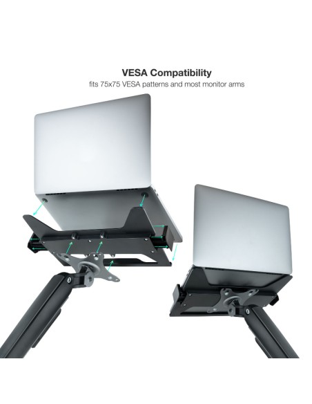SOPORTE PORTATIL VESA 11.6 -   17.3" NEGRO PN: TQLH1117-B EAN: 8433281012240   