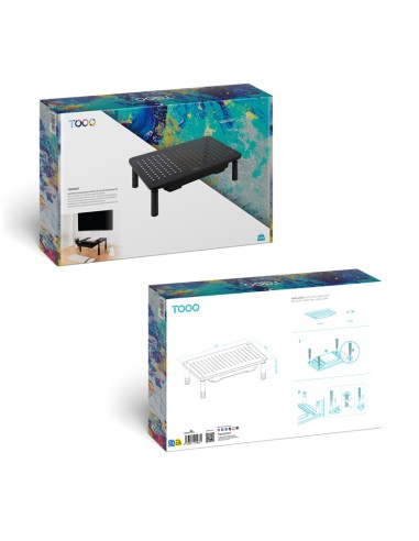 SOPORTE ELEVADOR TOOQ TQMR087  CON CAJON NEGRO...