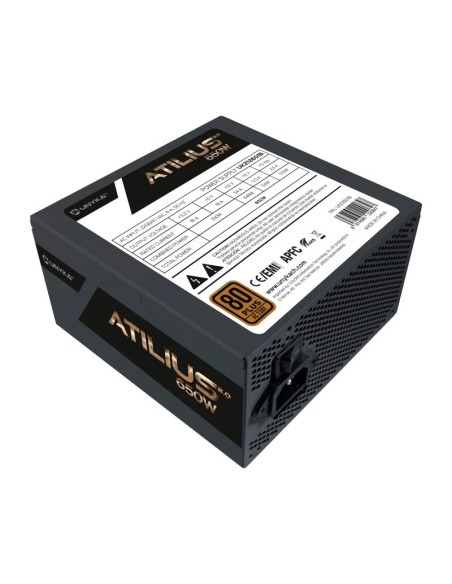 FUENTE  650W/54 ATILIUS        UNYKA NEGRA 80PLUS BRONZE BULK PN: UK212601BUL EAN: 1000000002059   