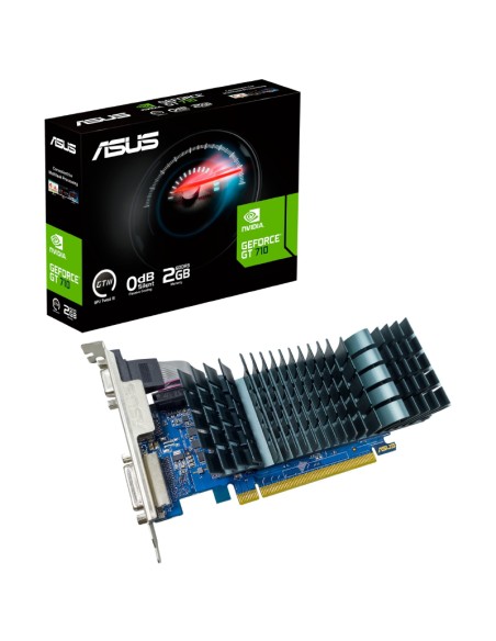 VGA GT710    2GB GDDR5 ASUS    SILENT LOW PROFILE PN: 90YV0ALA-M0NA00 EAN: 4711387418680   