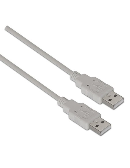 CABLE USB 2.0 AISENS M/M 1M    GRIS PN: USB 2.0 M/M 1M EAN: 8436574700206   