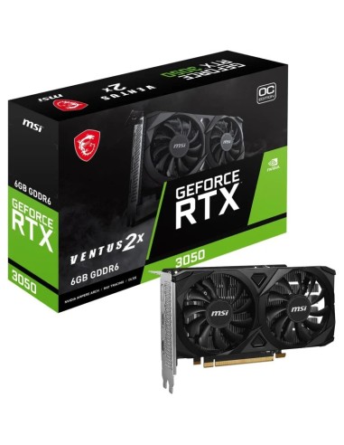 VGA RTX3050    6GB GDDR6  MSI  VENTUS 2X OC...