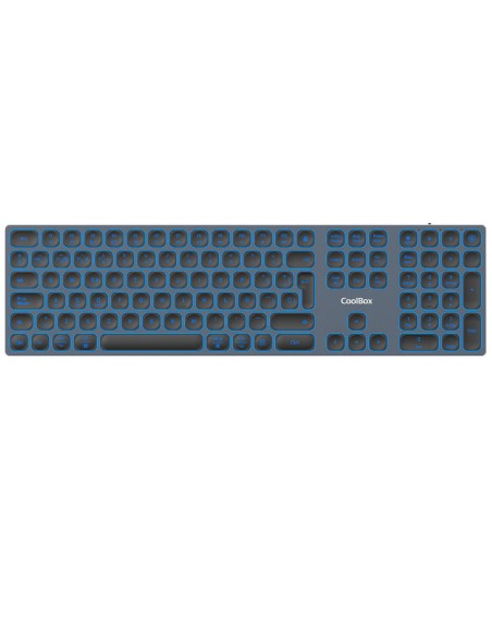TECLADO WIRELESS COOLBOX       MOONLIGHT KEY B431 NEGRO PN: COO-TEW02-BKB EAN: 8436624422324   