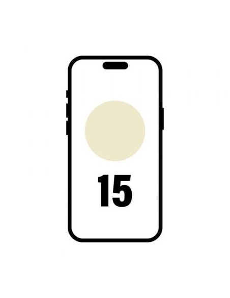 SMARTPHONE APPLE IPHONE 15     GB/ 6.1"/ 5G/ AMARILLO PN: MTP83QL/A EAN: 0195949037252   